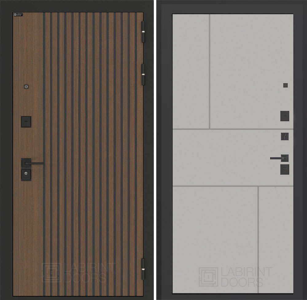 Входная дверь БН-02 панель 21 - Грей софт