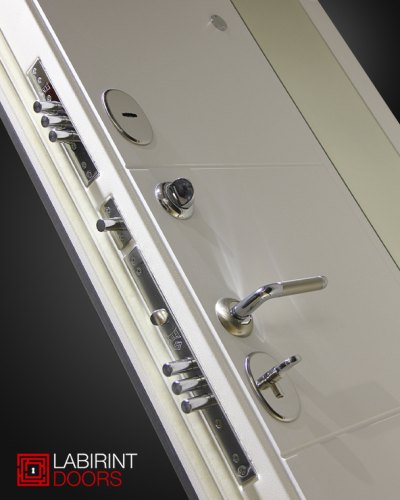 Входная дверь Платинум с зеркалом Аркада - Веллюто ферро с патиной миниатюра 4