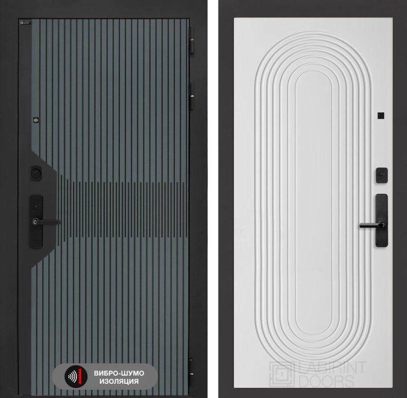 Входная дверь Смартлаб 33 - Белый софт