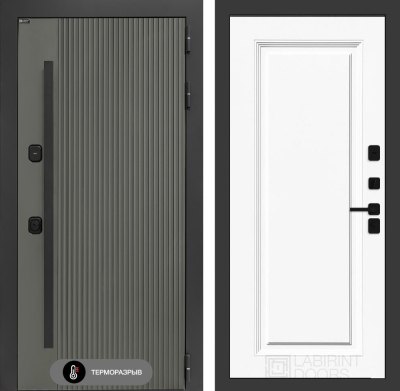Входная дверь Термолаб 1 тепло 27 - Эмаль RAL 9003
